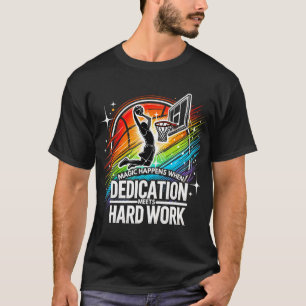 T-shirt Joueur de basketball drôle Ados garçons Hommes Spo