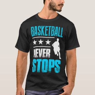 T-shirt Joueur De Basketball Le Basketball Ne S'Arrête Jam