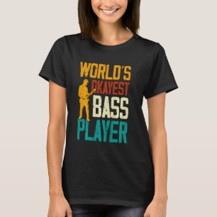 T-shirt Joueur de basse le plus correct du monde Musicien