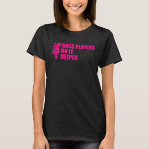 T-shirt Joueur de basse Les joueurs de guitare basse cool