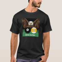 Joueur de billard 8 Ball 9 Ball Patriotique