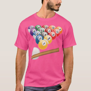 T-shirt Joueur de billard de billard de billard de gant po