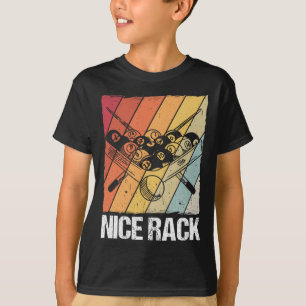 T-shirt Joueur de billard en rack