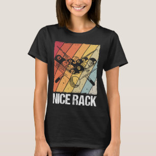 T-shirt Joueur de billard en rack