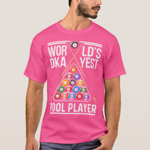 T-shirt Joueur De Billard Le Plus Dkayest De Worklds