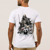 T-shirt Joueur de billard pirate de l'espace (Dos)