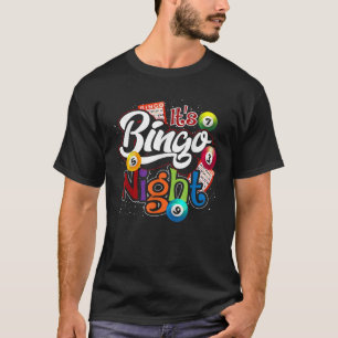 T-shirt Joueur de Bingo de nuit Gagnante de la loterie Gam