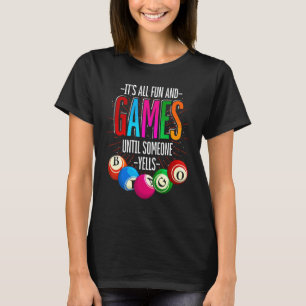T-shirt Joueur de Bingo gagnant de loterie de jeu Bingo