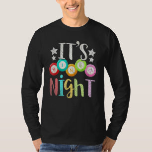 T-shirt Joueur de Bingo Jeu de nuit de Bingo Lotterie B