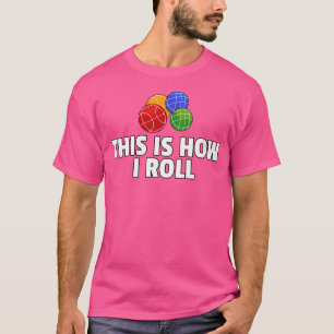 T-shirt Joueur de Bocce Ball Bowling Italien Bocci