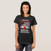 T-shirt Joueur de bowling US Drapeau Bowler Team Bowling L (Devant entier)