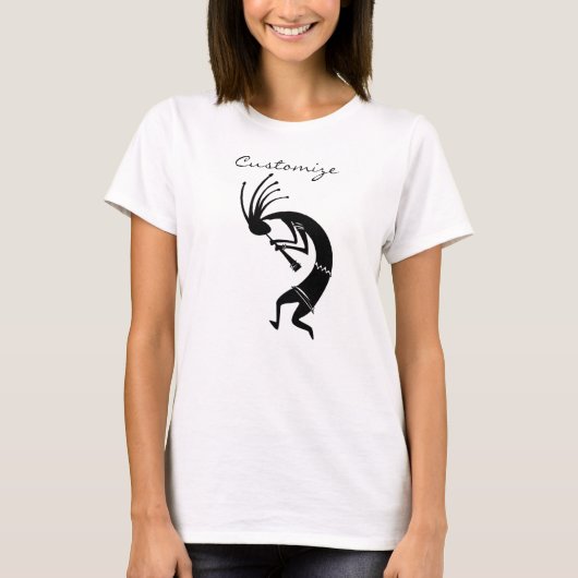 T-shirt Joueur de cannelure de Kokopelli Thunder_Cove (Devant)