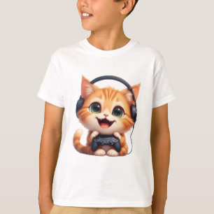 T-shirt Joueur de Chat Drôle – Cadeau pour les Amateurs de