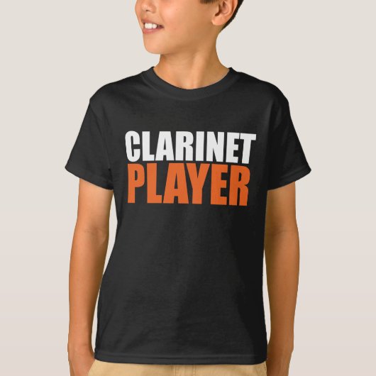 T-SHIRT JOUEUR DE CLARINETTE (Devant)