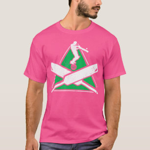 T-shirt Joueur de cricket chauve-souris