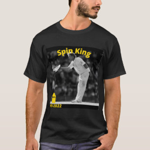 T-shirt Joueur de cricket Shane Warne - Spin King Active