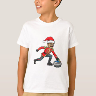 T-shirt Joueur de curling Casse-Noisette Fêtes Sports d'h