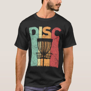 T-shirt Joueur de Disc Golf Vintage Frolf Rétro Disc Golf 