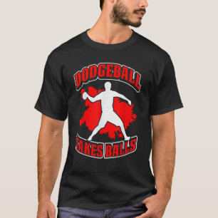 T-shirt Joueur de dodgeball Entraîneur de dodgeball Champi