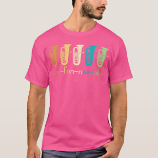 T-shirt Joueur de euphonium rétro Euphoniumiste Cuivre Cor