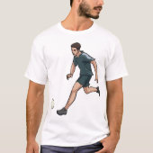 T-shirt Joueur de football (Devant)