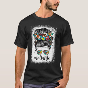 T-shirt Joueur de football blond Lolly Life Messy