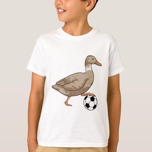 T-shirt Joueur de football canard (Devant)