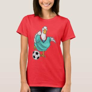 T-shirt Joueur de football canard