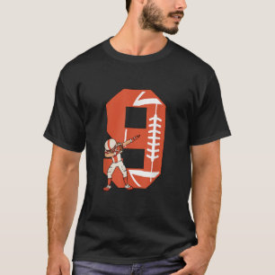 T-shirt Joueur de football de 9 ans 9e année de football