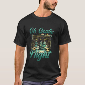 T-shirt Joueur de football de Noël Jour Goalkeeper Père No