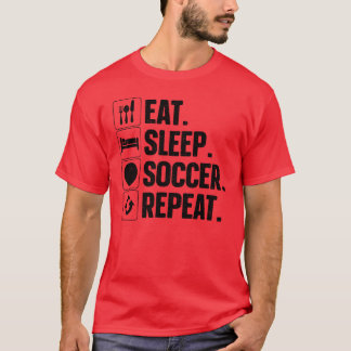 T-shirt Joueur de football garçon Équipe de football cool