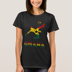 T-shirt Joueur de football ghanéen Ghana Racines ghanéenne