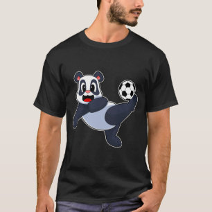 T-shirt Joueur de football Panda Soccer Sports