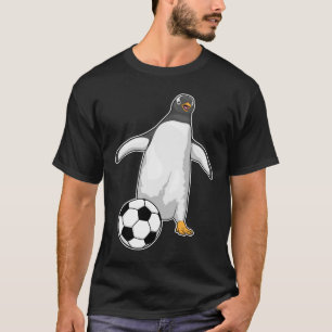 T-shirt Joueur de football Penguin