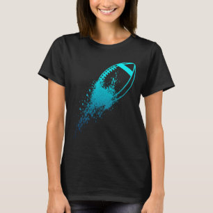 T-shirt Joueur de football Quarterback Lineman Football vi