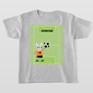 T-shirt Joueur de football sur un terrain