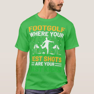 T-shirt Joueur De Footgolf Pied Golf Jouer Footgolfers Pie