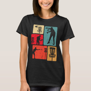 T-shirt Joueur de golf à disque drôle Cool disque volant S