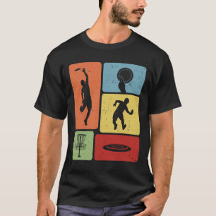 T-shirt Joueur de golf à disque drôle Cool Flying Disk Spo