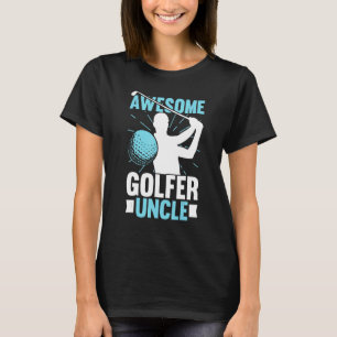 T-shirt Joueur de golf entraîneur Golfer Uncle