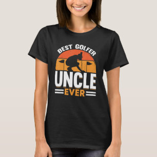 T-shirt Joueur de golf entraîneur Golfer Uncle