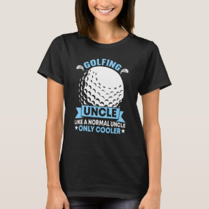 T-shirt Joueur de golf entraîneur Golfer Uncle