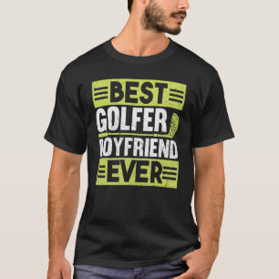 T-shirt Joueur de golf entraîneur Golfeur Boyfriend