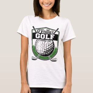 T-shirt Joueur de golf personnalisé Pro Golf Country Club