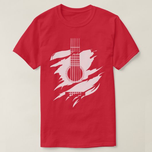 T-shirt Joueur de guitare (Design devant)