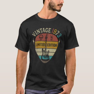 T-shirt Joueur de guitare 50e anniversaire Meilleur de 197