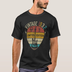 T-shirt Joueur de Guitare 90e Anniversaire Meilleur de 193