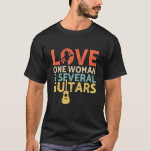 T-shirt Joueur de guitare basse Guitare électrique Musique