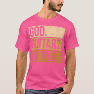 T-shirt Joueur de guitare chrétien Guitariste Je Dieu Guit