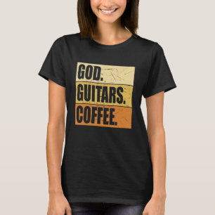 T-shirt Joueur de guitare chrétien Guitariste Je Dieu Guit